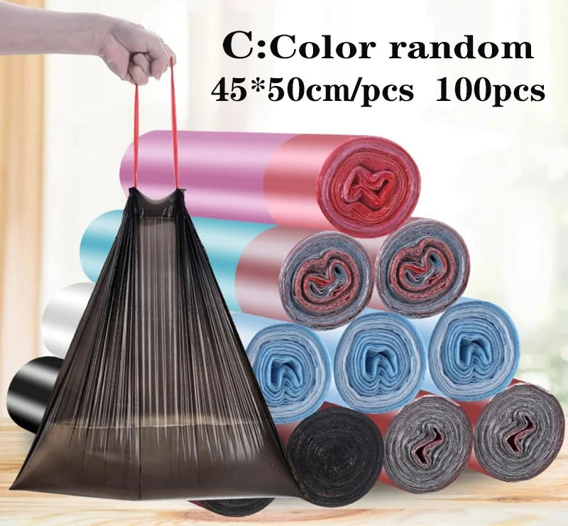 3 style 100 PCS Plastic Bag And Stroage Box Set Adhesive Mount Mounted Garbage Wall Container Bag Holder Bags Containers Storage