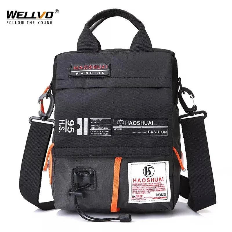 Men's Bag Messenger Bag Male Waterproof Nylon Camouflage Satchel Over the Shoulder Crossbody Bags Handbag Mini Briefcase XA99WC - MarvelouStore