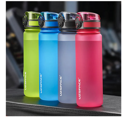 Hot Sale 500/1000ML Sports Water Bottle Shaker Outdoor Travel Portable Leakproof Drinkware Tritan Plastic Drink Bottle BPA Free