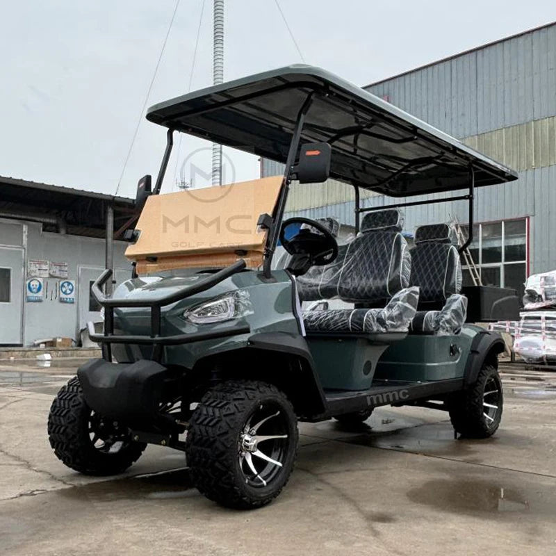 2024 New Lifted 72V Lithium Electric Golf Carts Street Legal multi-Function CE Approved 4/6 Seater Hunting Golf Carts