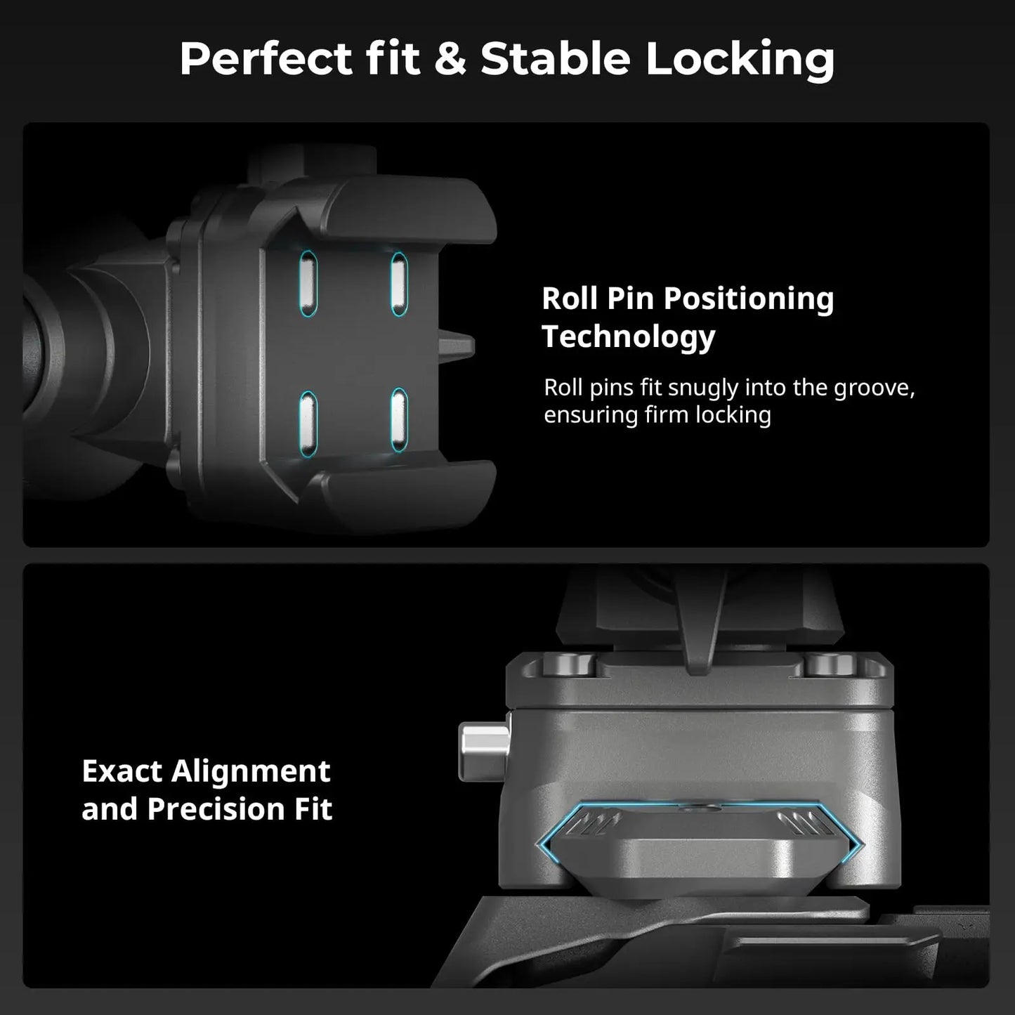 SmallRig HawkLock H21 Quick Release Monitor Support with NATO Clamp Monitor Mount with Quick Release NATO Rail,Load 2.5kg 4487