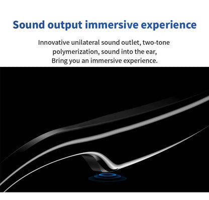 2 In 1 Headset Smart Glasses Blue Tooth Audio Call AI Voice Noise Reduction Music Eyewear Waterproof Speaker Mics Calls Eyeglass - MarvelouStoree