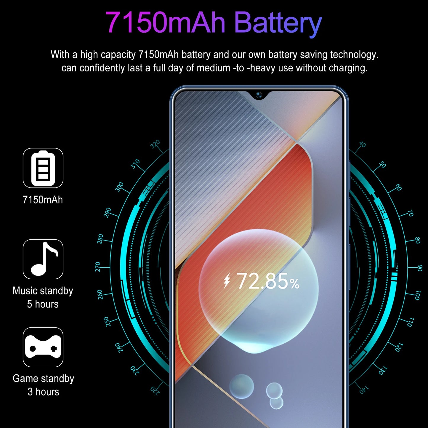 Original GT20 Pro Smartphone 5G 7.3inch HD Android 14 22G+2TB Cell Phone Dual SIM Mobile Phones 50+108MP 7000mAh  Unlocked NFC