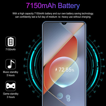 Original GT20 Pro Smartphone 5G 7.3inch HD Android 14 22G+2TB Cell Phone Dual SIM Mobile Phones 50+108MP 7000mAh  Unlocked NFC