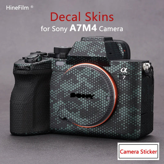 A7M4 Sticker A74 Camera Premium Decal Skin Protective Film for Sony ILCE-7M4 /  A7 IV Camera Protector Anti-scratch Cover Film