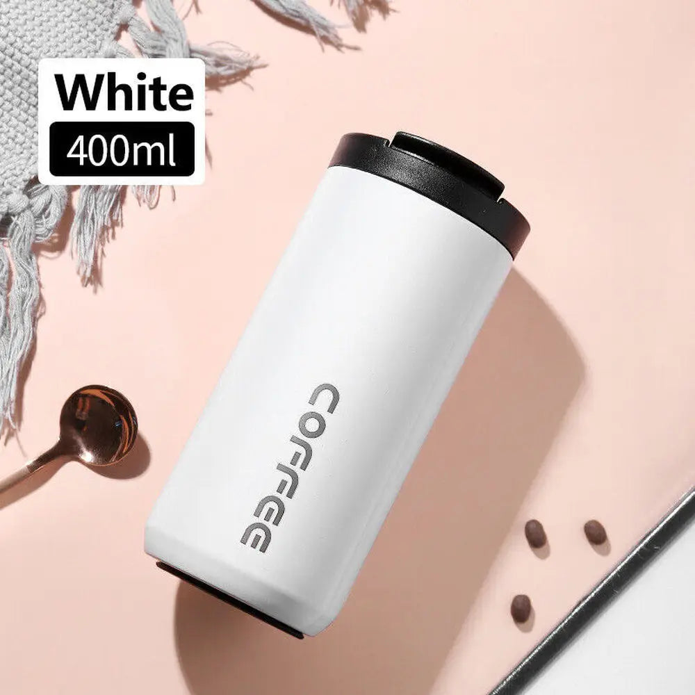 400/500ML Insulated Coffee Mug Cup Travel Stainless Steel Flask Vacuum Leakproof Thermo Bottles Espresso Themo Bottle Coffeeware