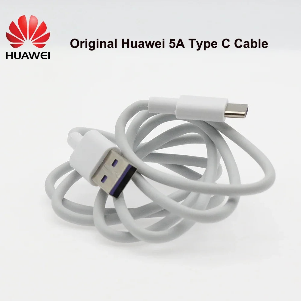 Huawei Original 10V4A Supercharge Charger 40W EU Charge Adapter 5A USB Type C Cable for Nova 5 5t 5 Pro Mate 30 Pro P20 P30 Pro