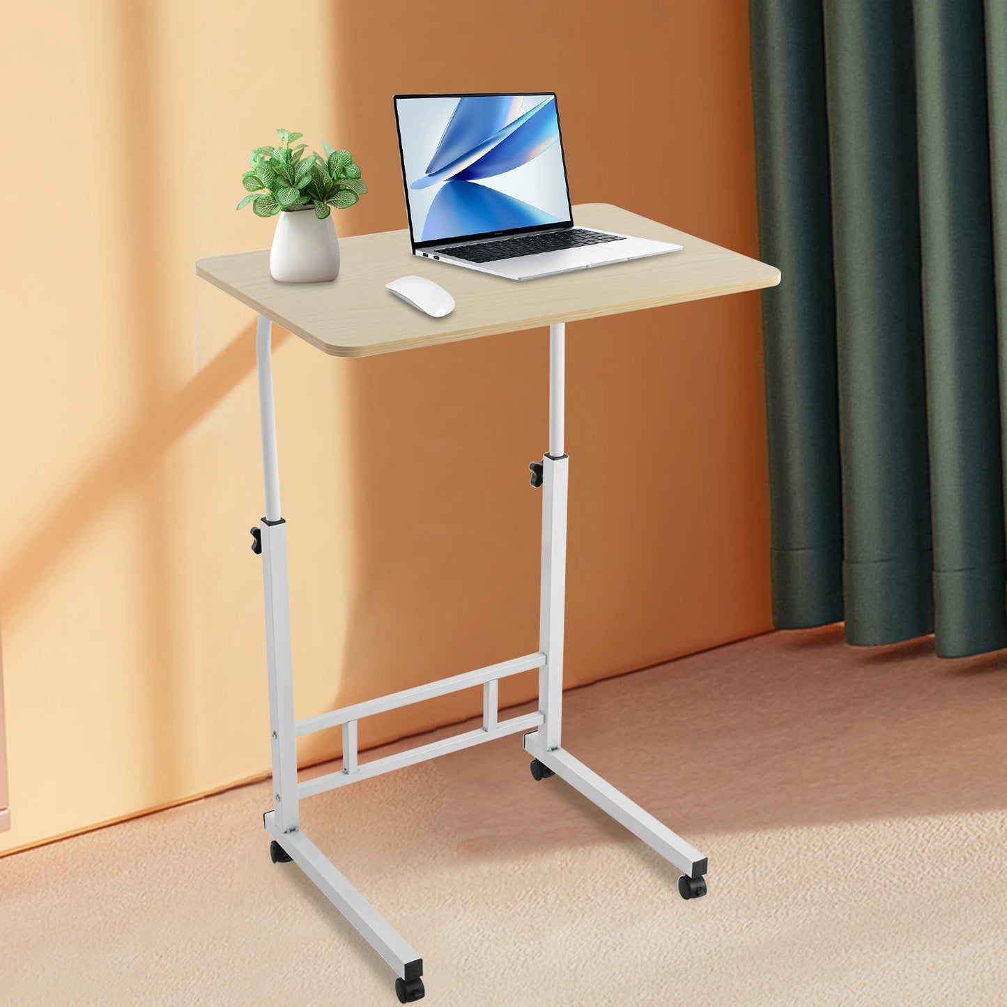 Hot Sale Adjustable Height Desk, Laptop Desk, Rolling Computer Stand with Adjustable Height