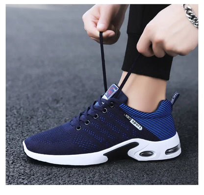 Professional Running Shoes For Men Lightweight Men's Designer Mesh Sneakers Lace-Up Male Outdoor Sports Tennis Shoe