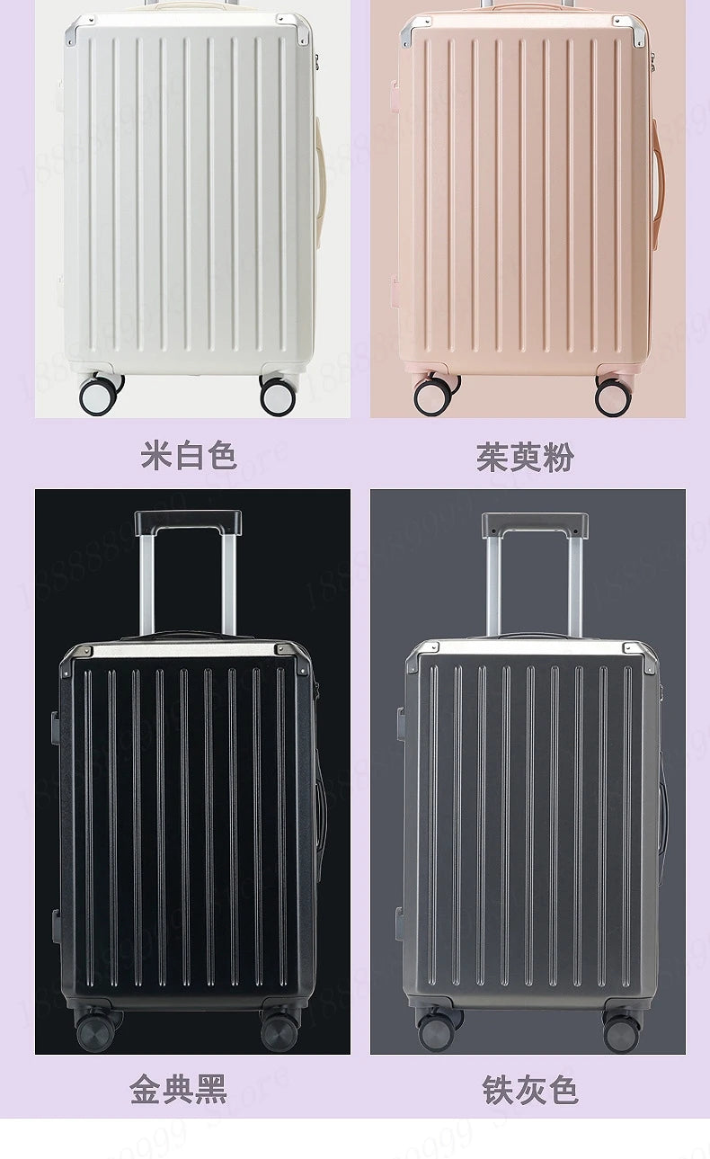 Multifunctional 3 or 4 pieces Set of Suitcases New Combination Lock Luggage Suitcase Spinner Wheels ABS Trolley Case 20/24/28‘’