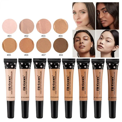 Face Make Up Concealer Waterproof Full Cover Dark Circles Cream Acne Contour Palette Makeup Contouring Sliky Liquid Foundation