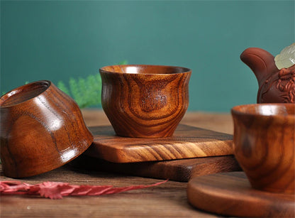 Wooden Big Belly Cups Handmade Natural Spruce Wood Cups Beer Tea Coffee Milk Water Cup Kitchen Bar Drinkware for Kitchen