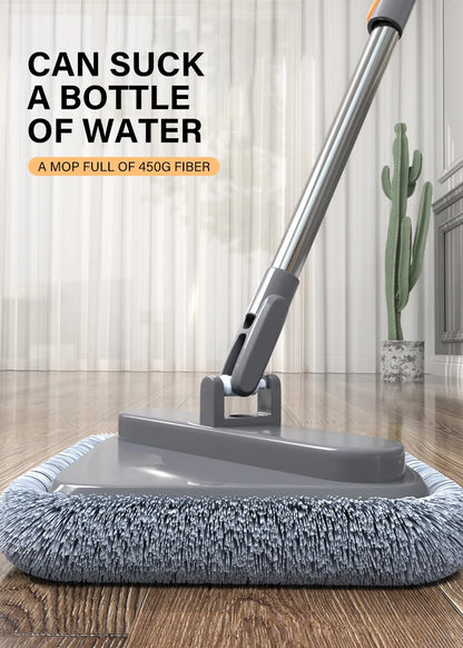 360 Spin Bucket Clean Mop With Bucket Water Purification Microfiber Sewage No Hand-Washing Household Cleaning Bucket Floor Mop