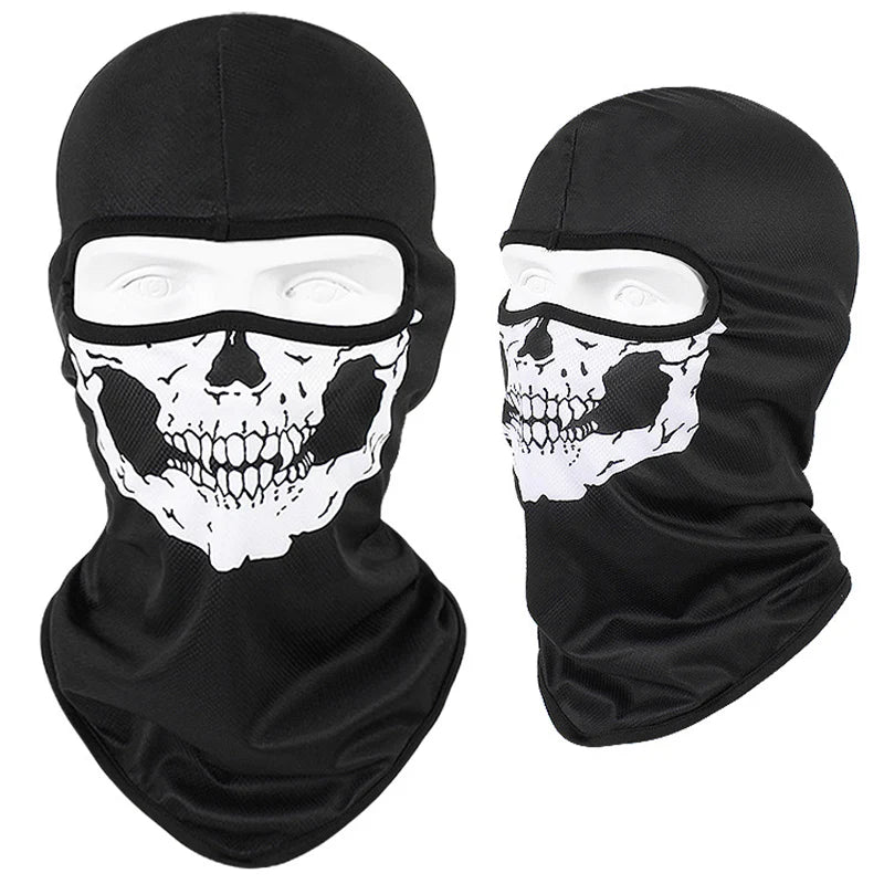 Motorcycle Headgear Cap Men Balaclava Multi-function Skull Face Mask MTB Bicycle Full Face Cover Shield Sunscreen Women Headwear