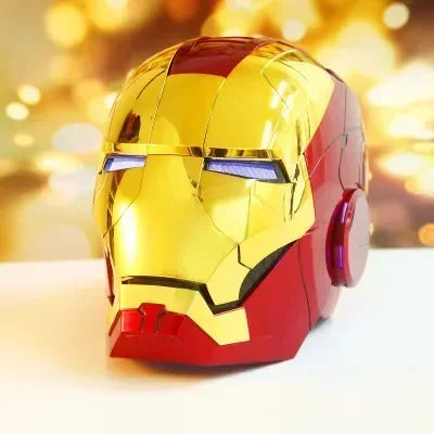 The Avengers  1/1 Iron Man Mk5 Helmet Wearable And Transformable Voice-activated Electric Opening Closing Collection Decoration