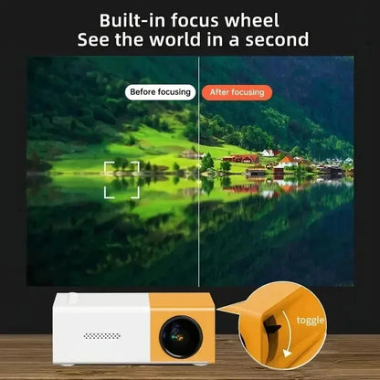 Xiaomi YG300 MINI Projector Portable Home Theater Smart TV Laser Beamer 3D Cinema LED Videoprojector for 4k 1080P Movie Via