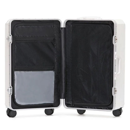 Package 22“24”26“28”30 Inch New Luggage Men's Large-capacity Trolley Case Women's Aluminum Frame Boarding Box Rolling Suitcase