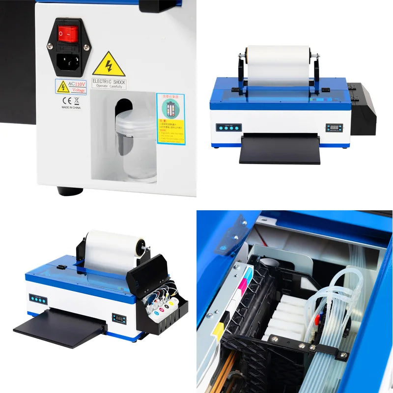 Punehod A3+ L1800 DTF Printer For T Shirt DTF Transfer Film Printer With DTF Oven for T-shirt Clothes Hoodie Printing Machine