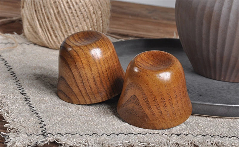 Wooden Big Belly Cups Handmade Natural Spruce Wood Cups Beer Tea Coffee Milk Water Cup Kitchen Bar Drinkware for Kitchen