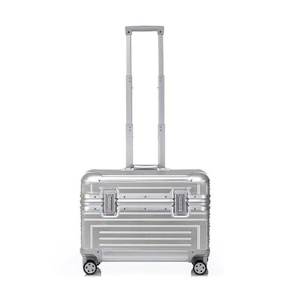 Carrylove Aluminum Spinner 18" Camera Trolley Suitcase Pilot Luggage Bag Photography Suitcase On Wheels