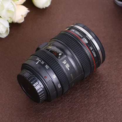 50ML Creative Camera Mug Cup Multi-purpose Mini Tea Coffee Mug Stainless Steel Camera Lens Thermos Mugs Water Drinkware Gifts