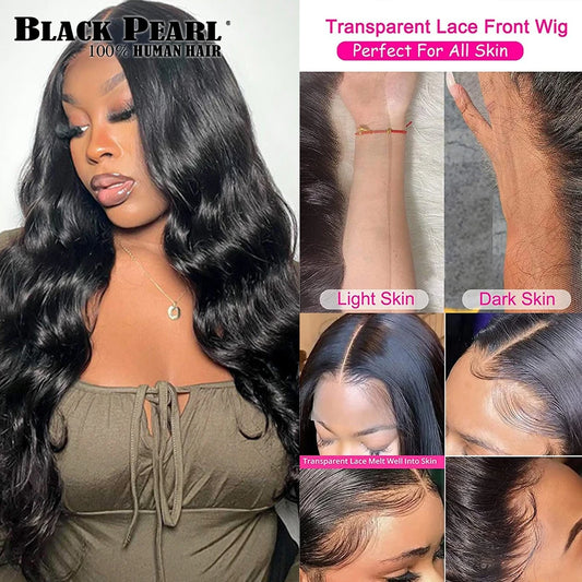 180% Body Wave Glueless Wig Glueless Body Wave Human Hair Wigs For Women 13x4 Lace Frontal Human Hair Wig Glueless Wig Human Hai