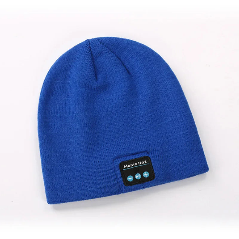 Music Earphone Hat Rechargeable Bluetooth Headphone Wireless Smart Cap Headset Warm Beanie Speaker Hunting Camping Running