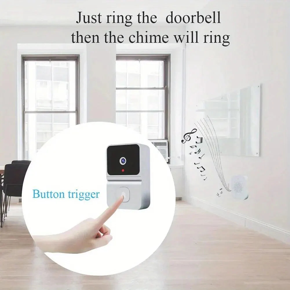 Tuya Wireless Doorbell WIFI Video Intercom Smart Home Door Bell Camera Button Welcome by Chime Security Alarm For House