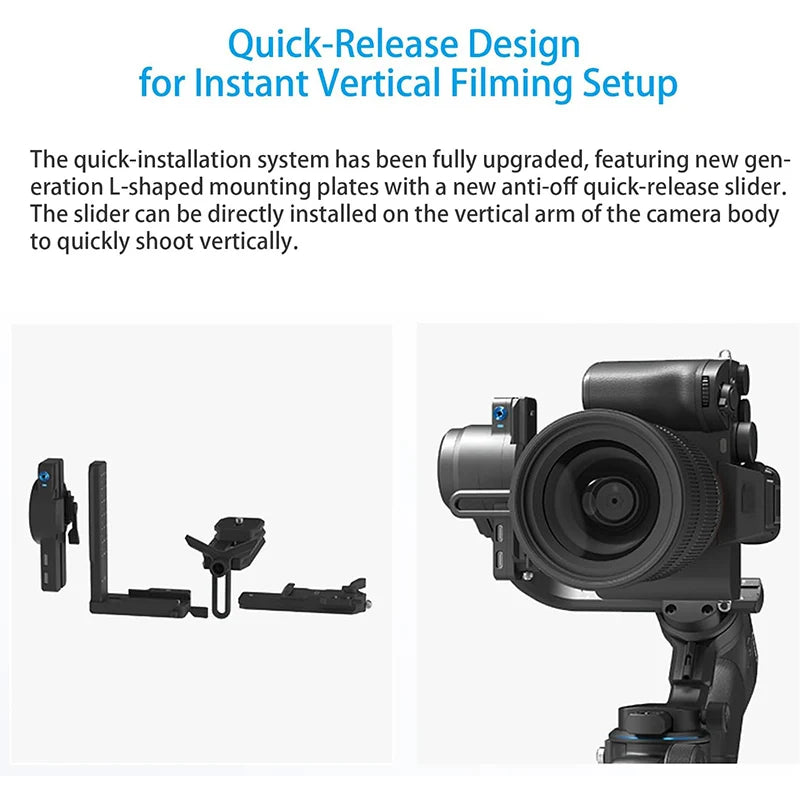 SCORP 2[Official]Camera Gimbal Stabilizer Built-in AI Tracker Upgrade Joystick Touch Screen for Mirrorless DSLR Camera