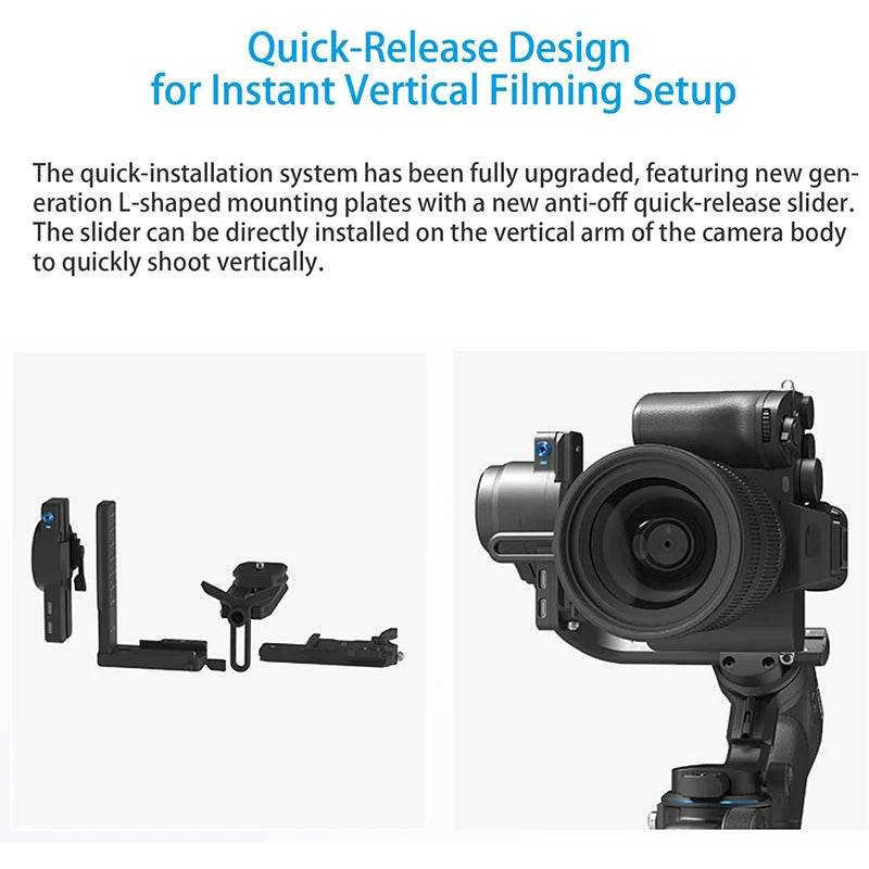 FeiyuTech SCORP 2[Official]Camera Gimbal Stabilizer Built-in AI Tracker Upgrade Joystick Touch Screen for Mirrorless DSLR Camera - MarvelouStoree