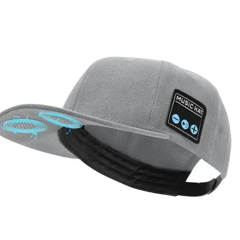 Hands-free Beanie Rechargeable Bluetooth Led Hat Headset Bright Wireless Music Headphone Player Winter Warm Cap Night Jogging