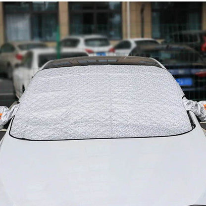 Car Windshield Cover Front Windscreen Cover Sun Shade Snow Protector Ice Blocked Front Window Protector Exterior Car Accessories - MarvelouStoree