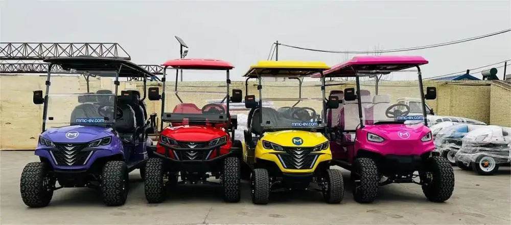 2024 New 4000W/5000W New Energy Golf Car 60V/72V Lithium Battery 4 Wheel 6 Seat Sightseeing Electric Golf Cart - MarvelouStoree