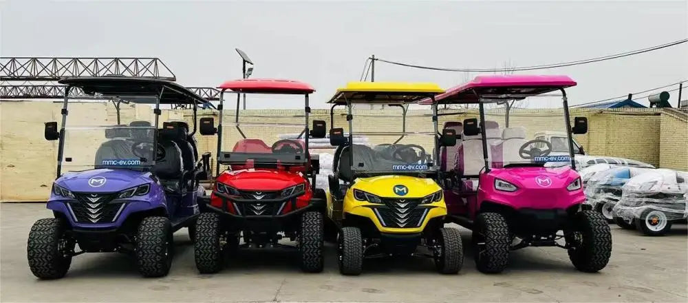 2024 New Lifted 72V Lithium Electric Golf Carts Street Legal multi-Function CE Approved 4/6 Seater Hunting Golf Carts