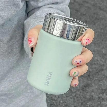 230ml Mini Thermal Cup Portable Stainless Steel Lightweight Coffee Mug Leak-proof Insulated Water Bottle