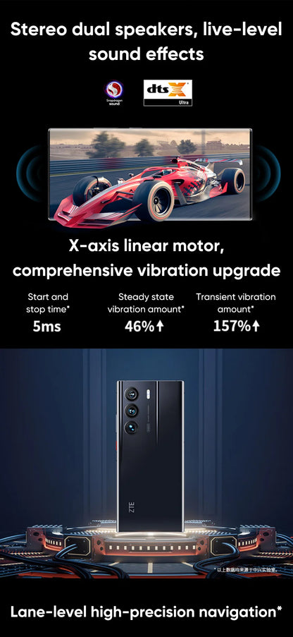 ZTE Axon 40 Ultra Space Edition 5G Smartphone with UDC Tech Snapdragon 8Gen1 6.8" 120Hz AMOLED Screen Dual SIM 5000mAh 18GB+1TB