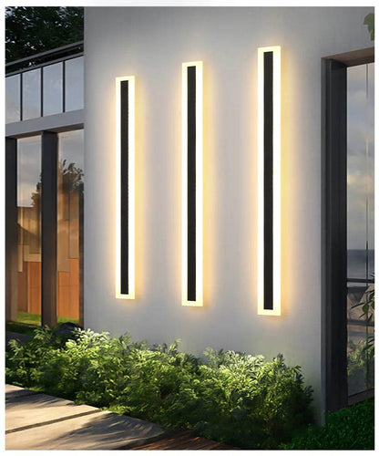 Long Wall Light Outdoor Lighting Waterproof Ip65LED Garden Country Villa Balcony Light Lnterior Wall Bedroom Living Room Light - MarvelouStoree