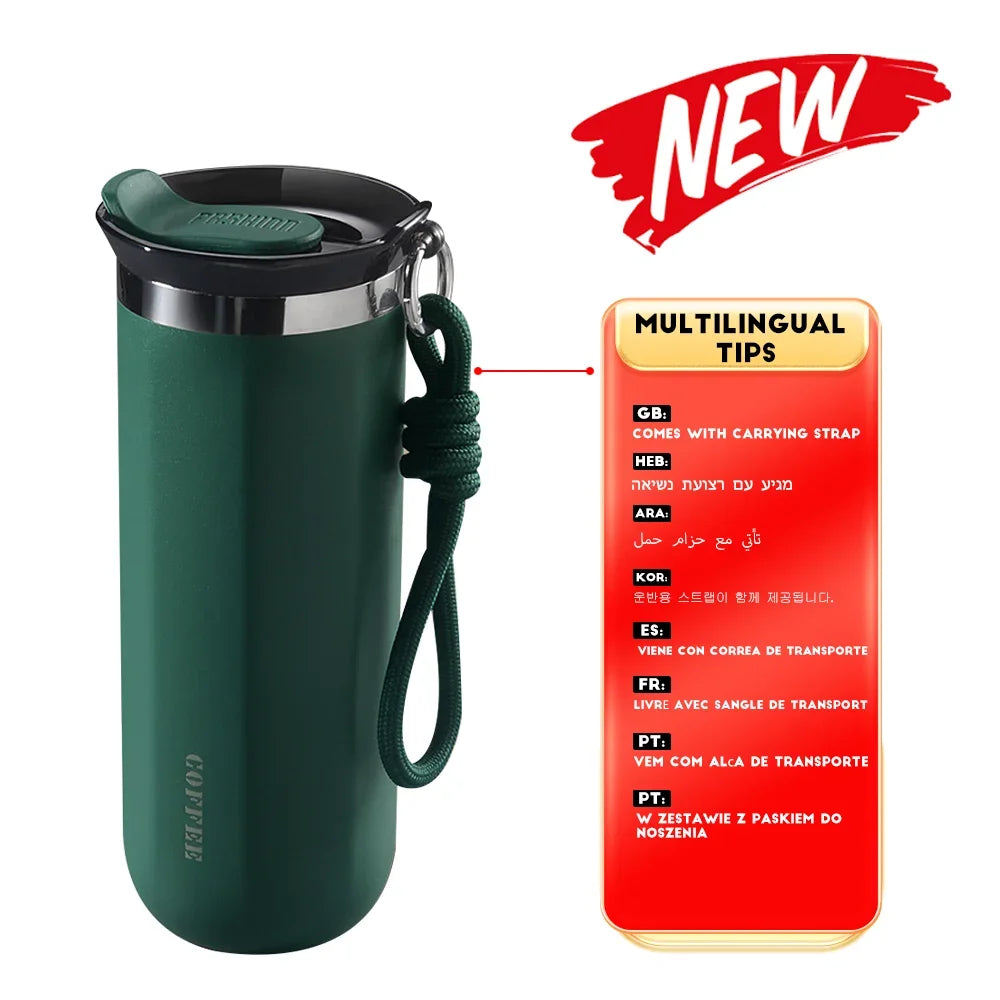 Thermal Mug Thermos For Coffee Tumbler Cup Water Bottle Stainless Steel Insulated Vacuum Flasks Leakproof For Travle Drinkware