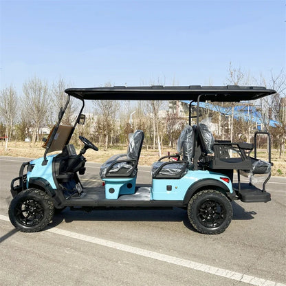 Hot Sale 48V Lithium Battery Powered Golf Car Adults Scooter 2 Seater Off Road Beach Electric Golf Cart Buggy