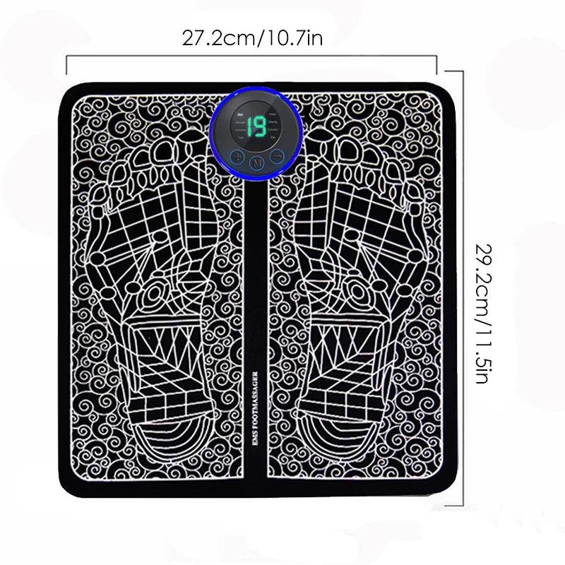 Electric Foot Massager Pad Muscle Massage Relaxation Trainer For Massage Fitness Outdoor Sport Home Family Relax - MarvelouStoree