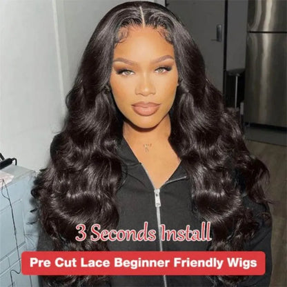 Glueless 6x4 Ready To Go Wigs Body Wave Easy Go Pre Cut Pre Plucked Glueless Wig Ready to Wear 4x6 Closure Human Hair Wigs