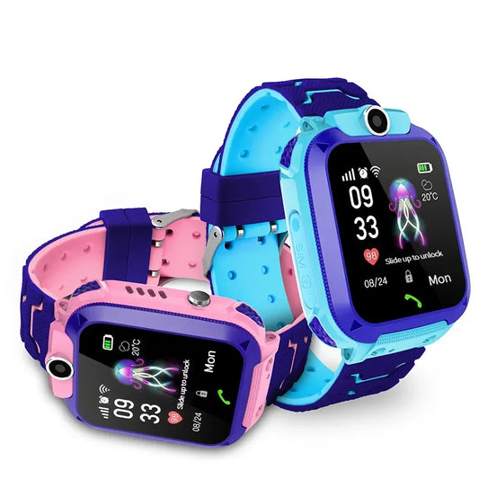 Children's Smartwatch with LBS Tracker, CHILDREN'S Phone Smartwatch with Camera, Call, Chat, Gaming, Flashlight, SOS