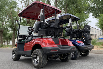 Street Legal 4000W 48V Electric Golf Cart Convertible Sightseeing Golf Cart 2 Seater Lithium Battery Sports Buggy Golf Cart