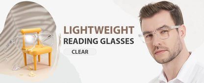 Square Reading Glasses For Men Hyperopia Optical Eyeglasses Frame Presbyopia Glasses Classic Eyewear Magnifying Readers +1.25 +1 - MarvelouStoree