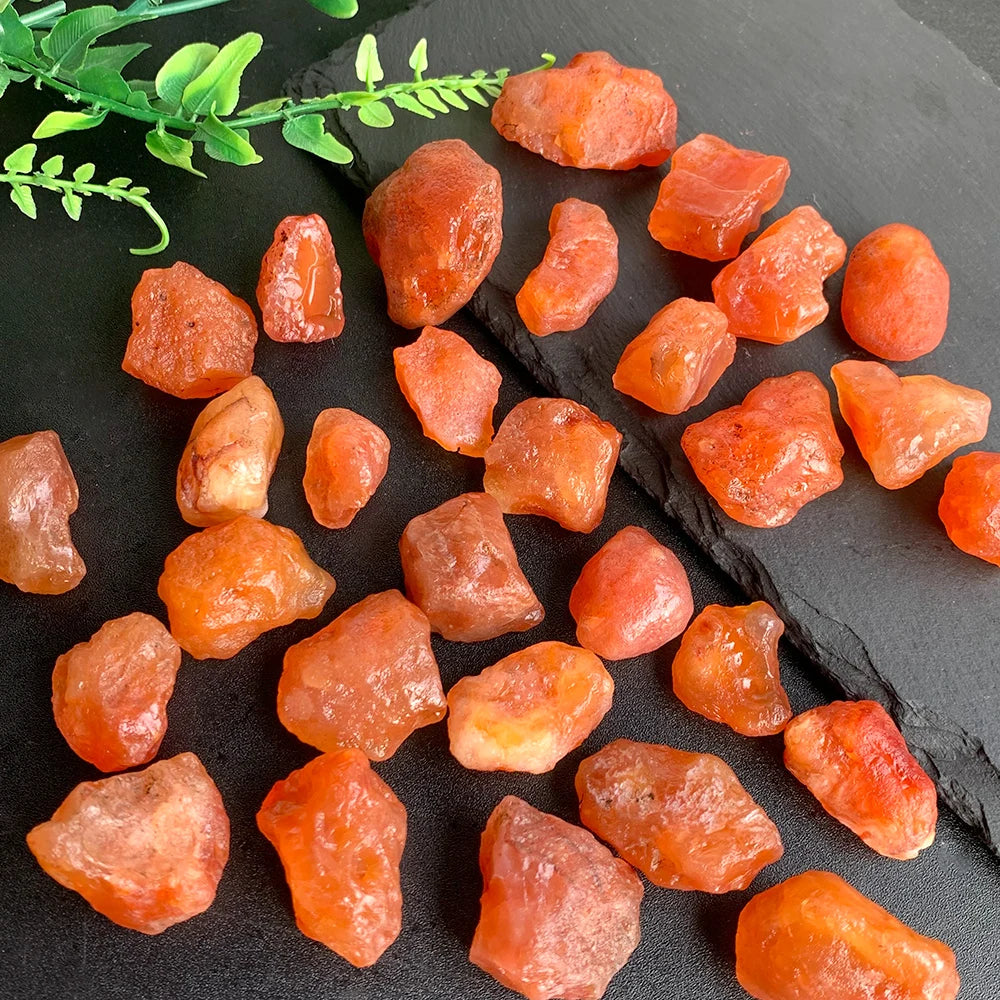 1pc Natural Southern Red Agate Rough Carnelian Diffuser Oil Raw Stone For Making Jewelry, Specimen Aquarium Garden Decoration S