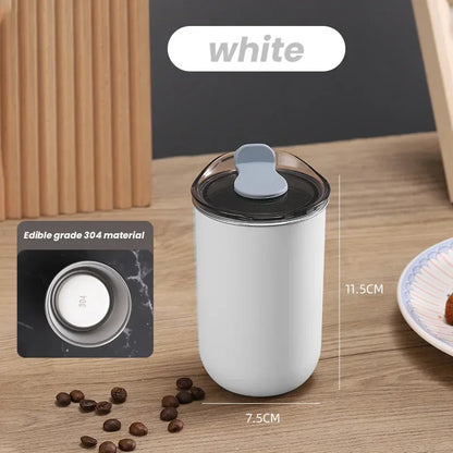 300 Ml Double-wall Insulated Coffee Mug Espresso Non-slip Leak-proof Outer Plastic 304 Stainless Steel Insulation Coffee Mug