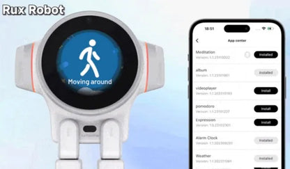 Rux Robot Smart Companion Electron Bluetooth WiFi Multiple Mode Cute Ai Intelligent Automation GPT Voice Desktop Pet Ai Robots