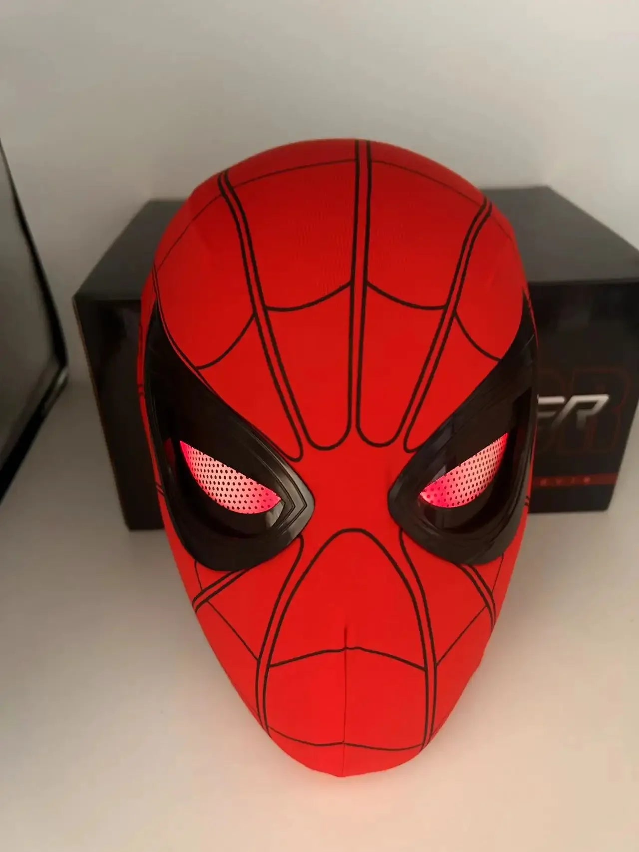 Spider Man Mobile Eye Electronic Spider Man Desktop Decoration Sculpture 1:1 Remote Control Adult and Children's Gift