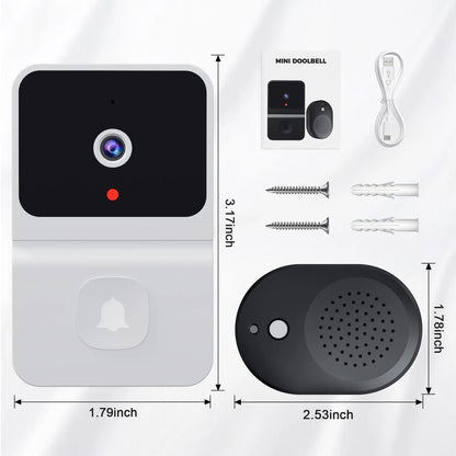 Wireless Doorbell WiFi Outdoor HD Camera Security Door Bell Night Vision Video Intercom Voice Change For Home Monitor Door Phone