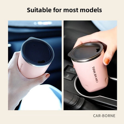 300ml Stainless Steel Coffee Mug Leak-Proof Travel Thermal Vacuum Flask Insulated Cup Milk Tea Water Bottle Tumbler Drinkware